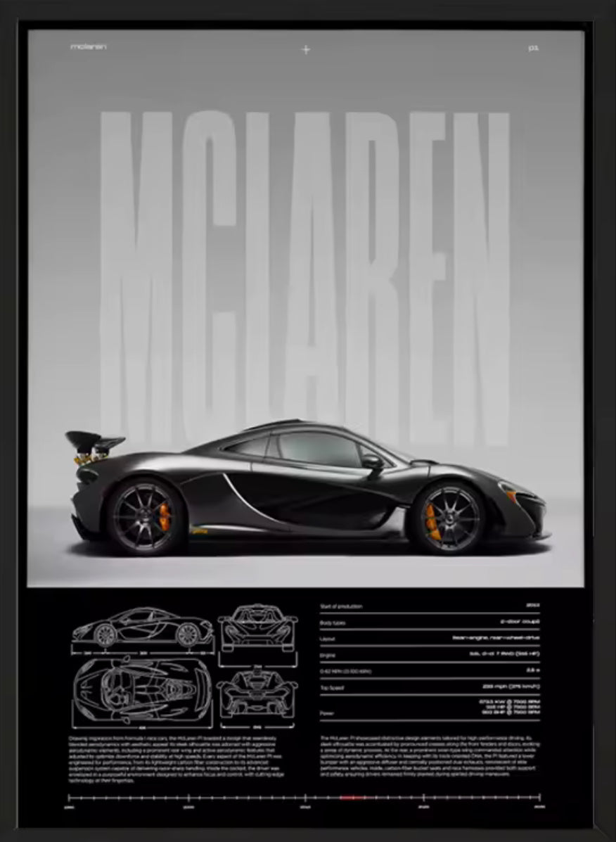Poster voiture de sport