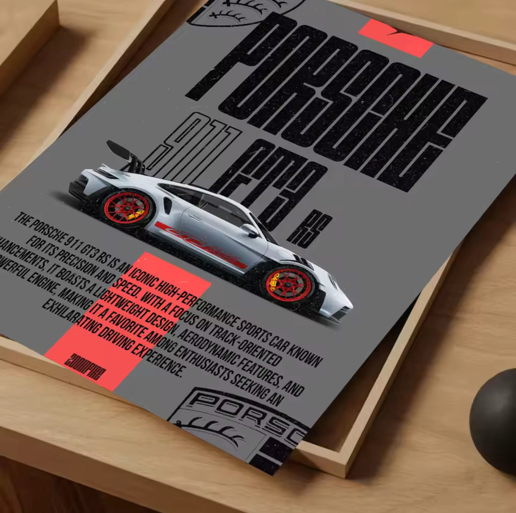 Poster Porsche 911 GT3RS
