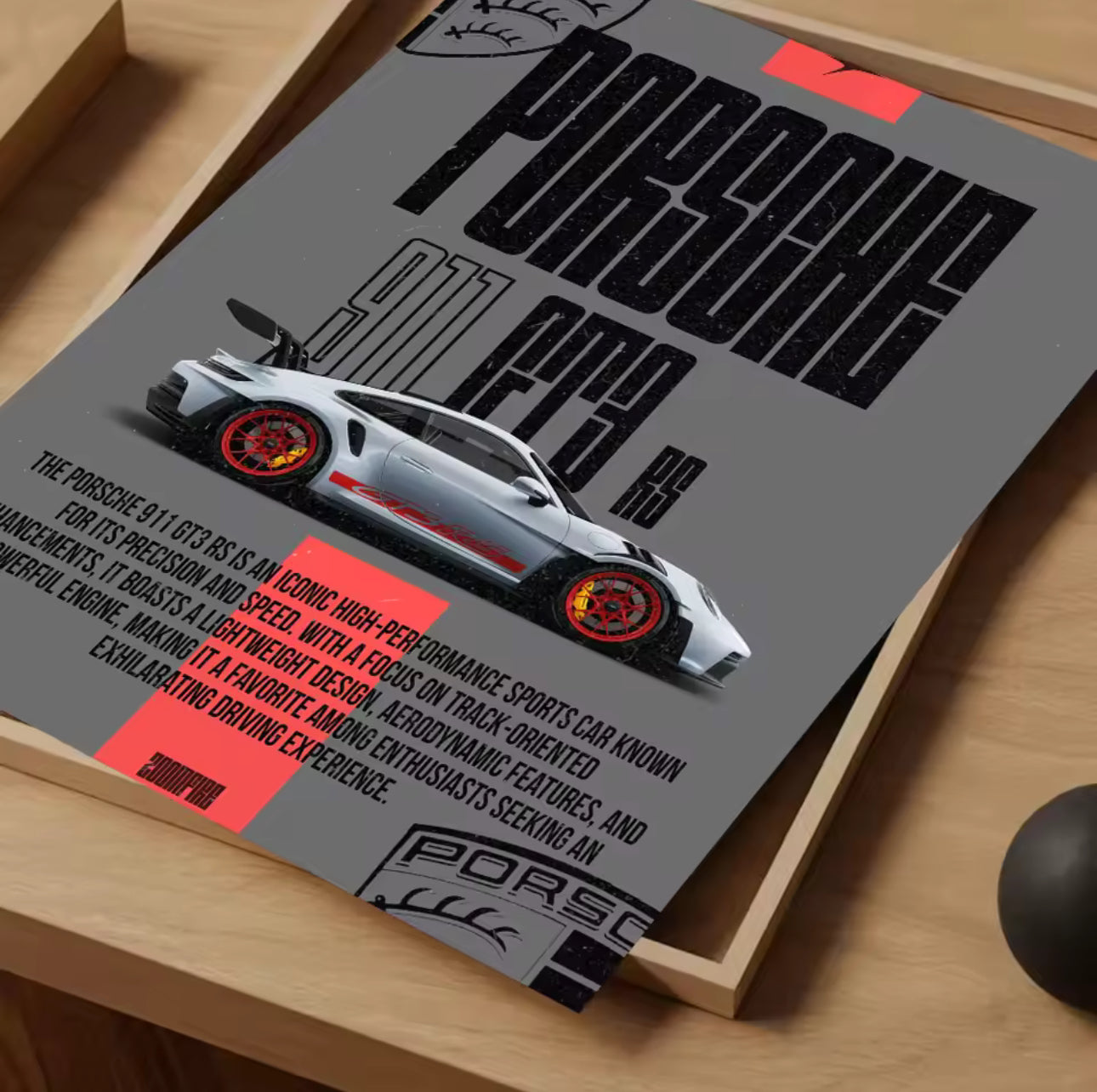 Poster Porsche 911 GT3RS