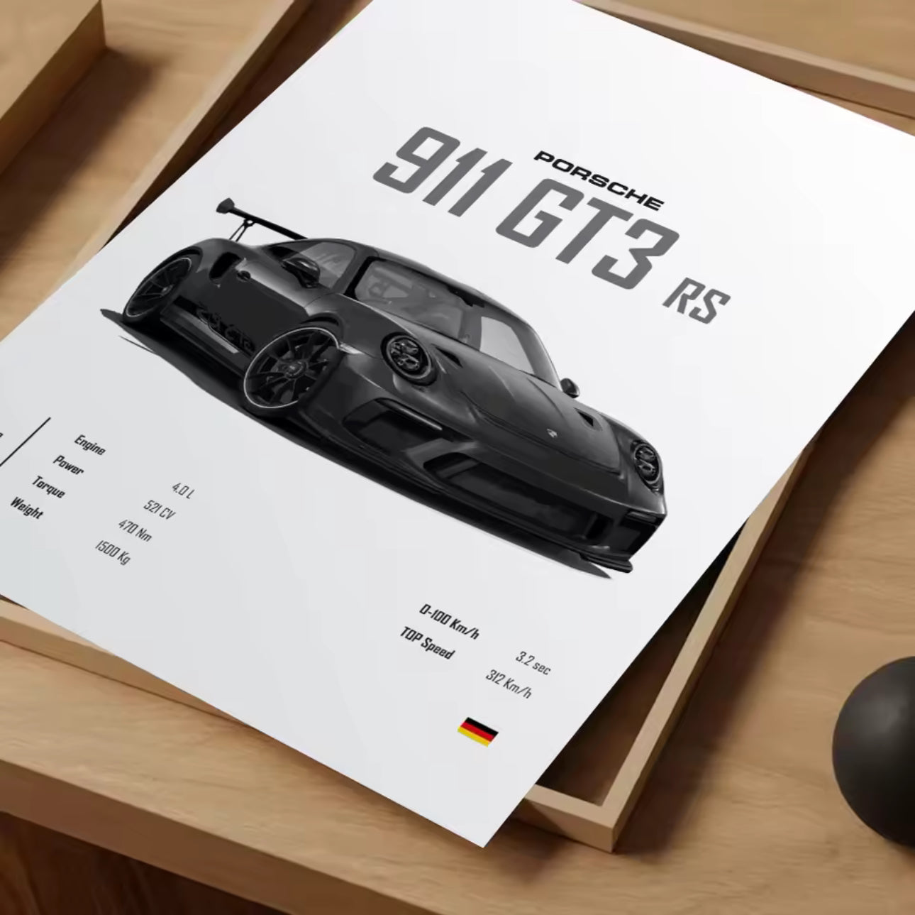 Poster Porsche 911 GT3RS