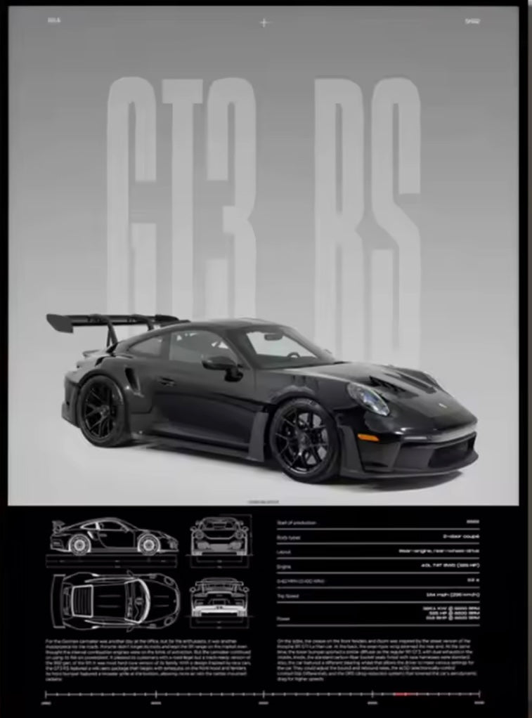 Poster voiture de sport